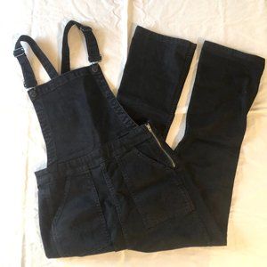 Madewell Cali Demi Bootcut Overalls in Black